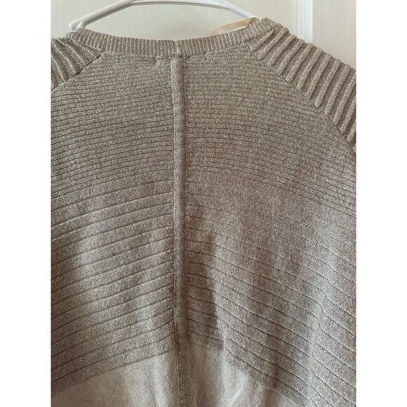 DKNY women’s size large silver gray cardigan - Picture 11 of 12